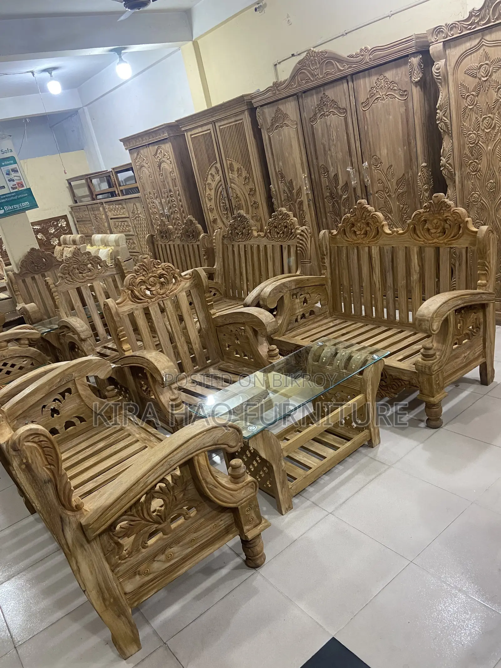 Royal Teak Wood Sofa