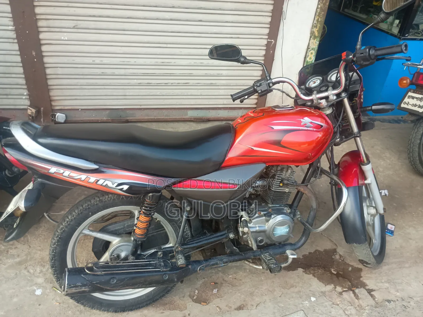Bajaj Platina 100 2017 Red