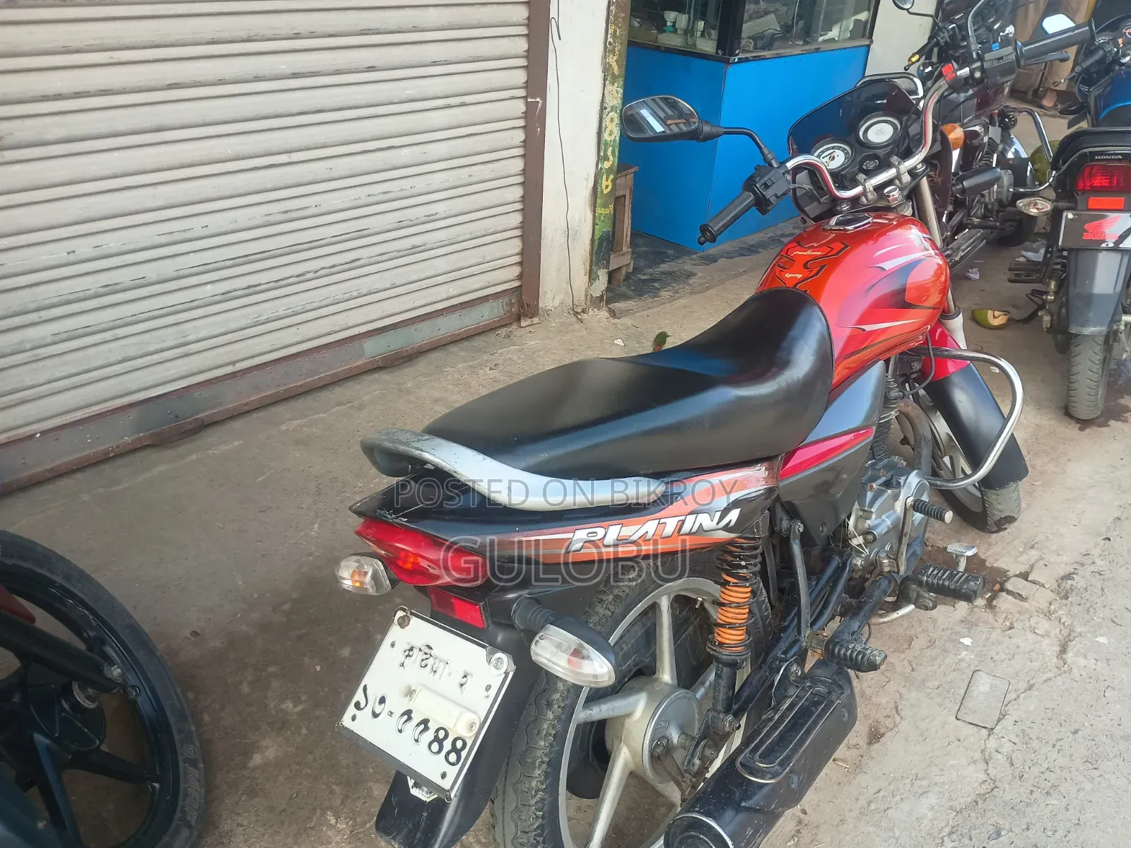 Bajaj Platina 100 2017 Red