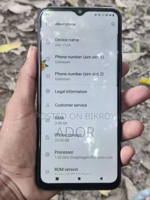 Vivo Y12 32 GB Black