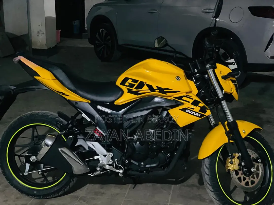 Suzuki Gixxer Monotone 2025 Yellow