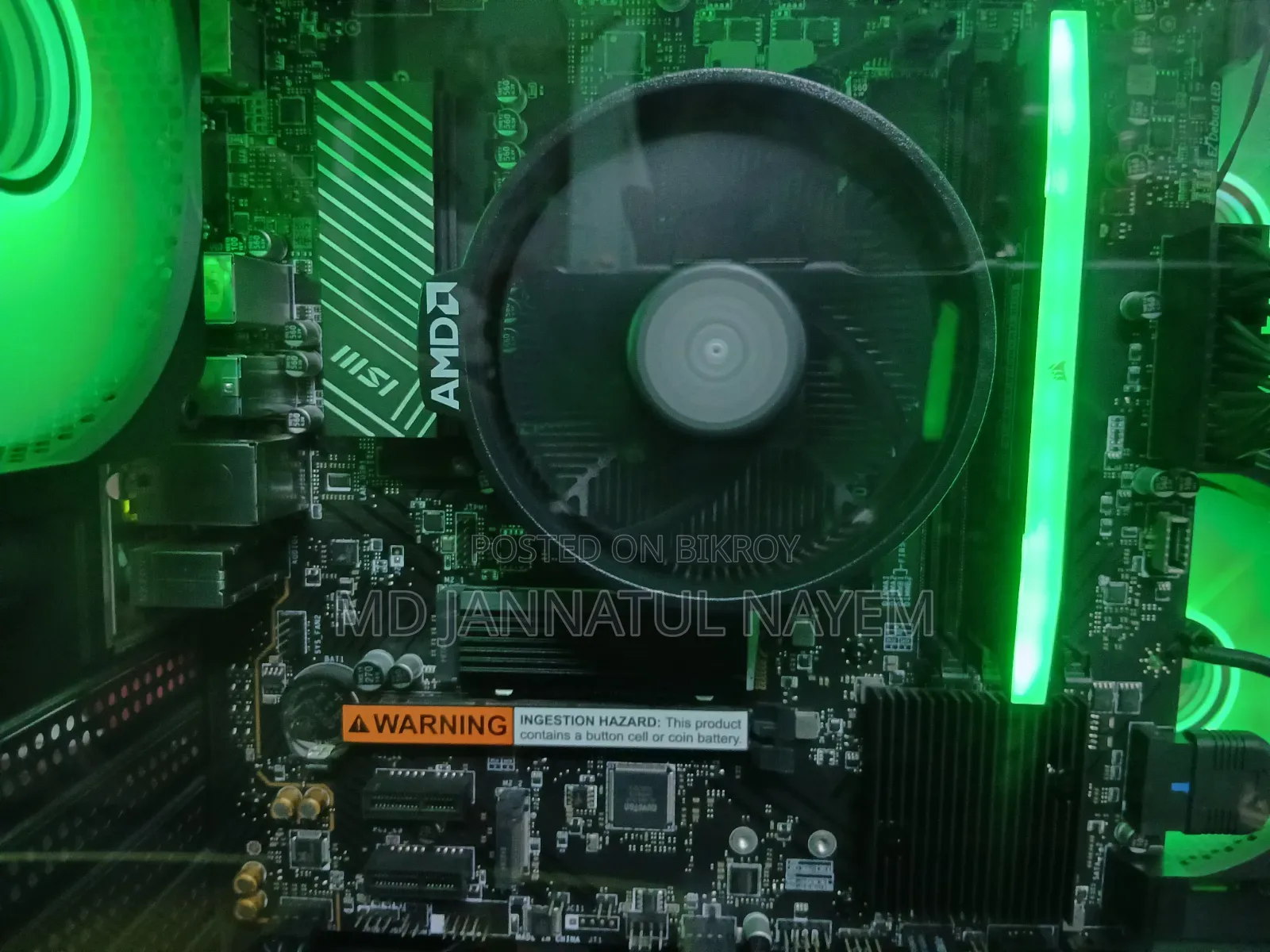 Desktop Computer MSI 16GB AMD Ryzen 5 SSD 512GB