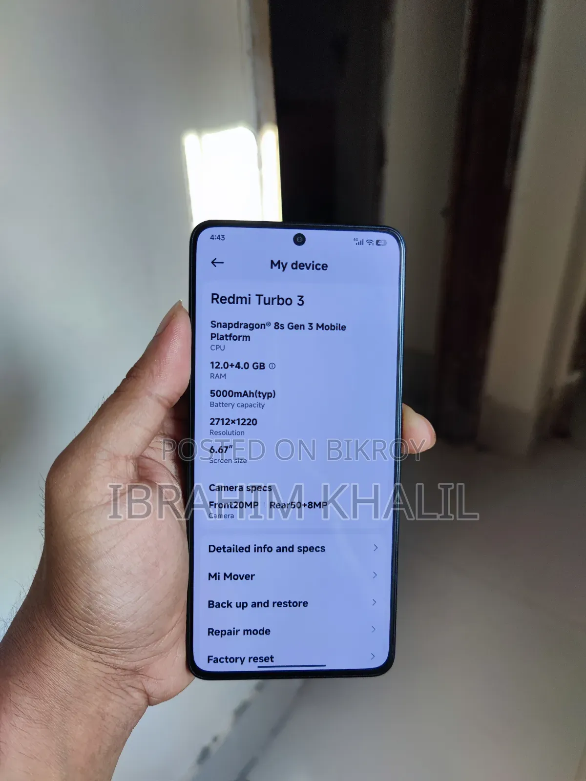Xiaomi Poco F6 256 GB Black