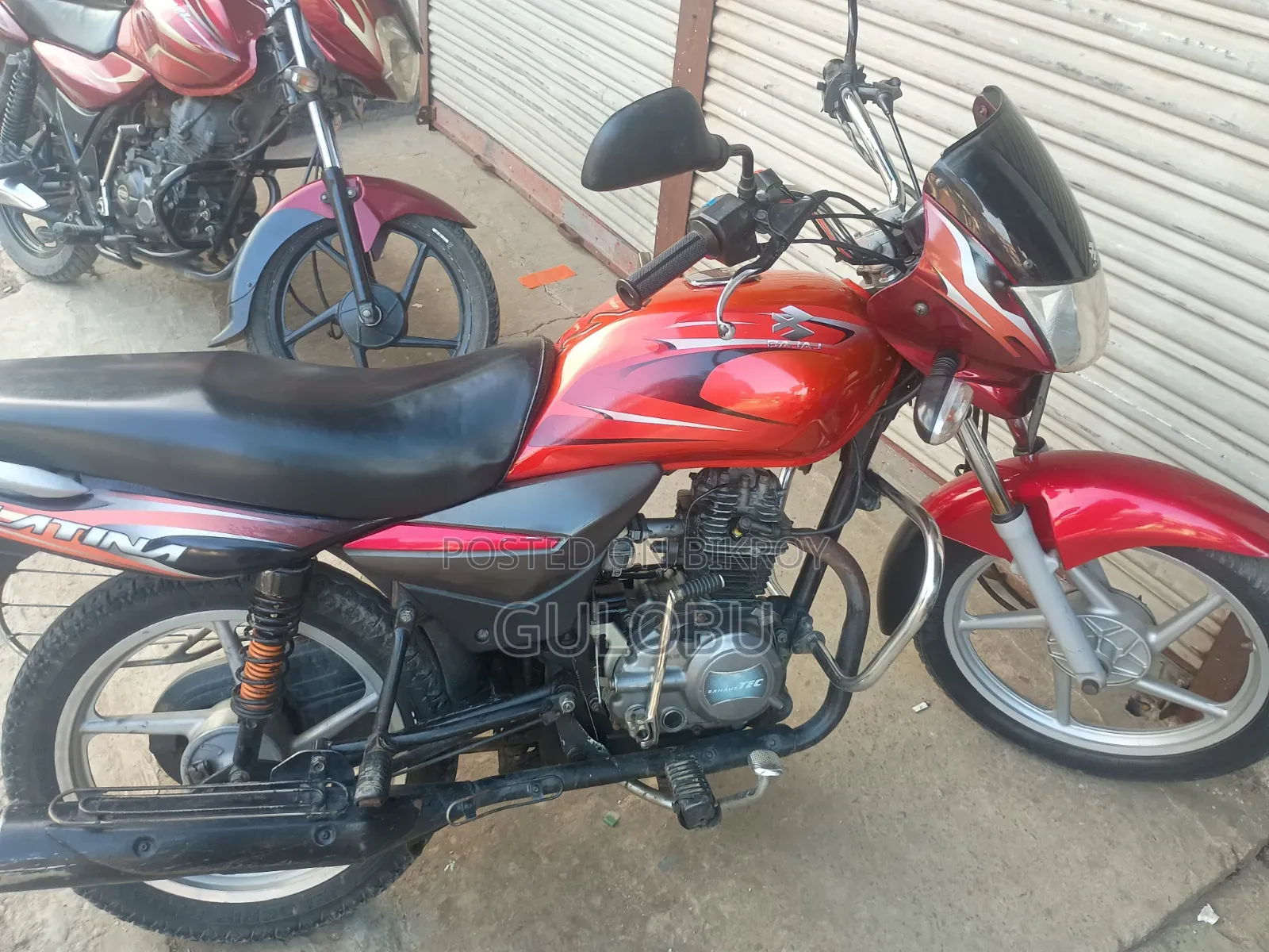 Bajaj Platina 100 2017 Red