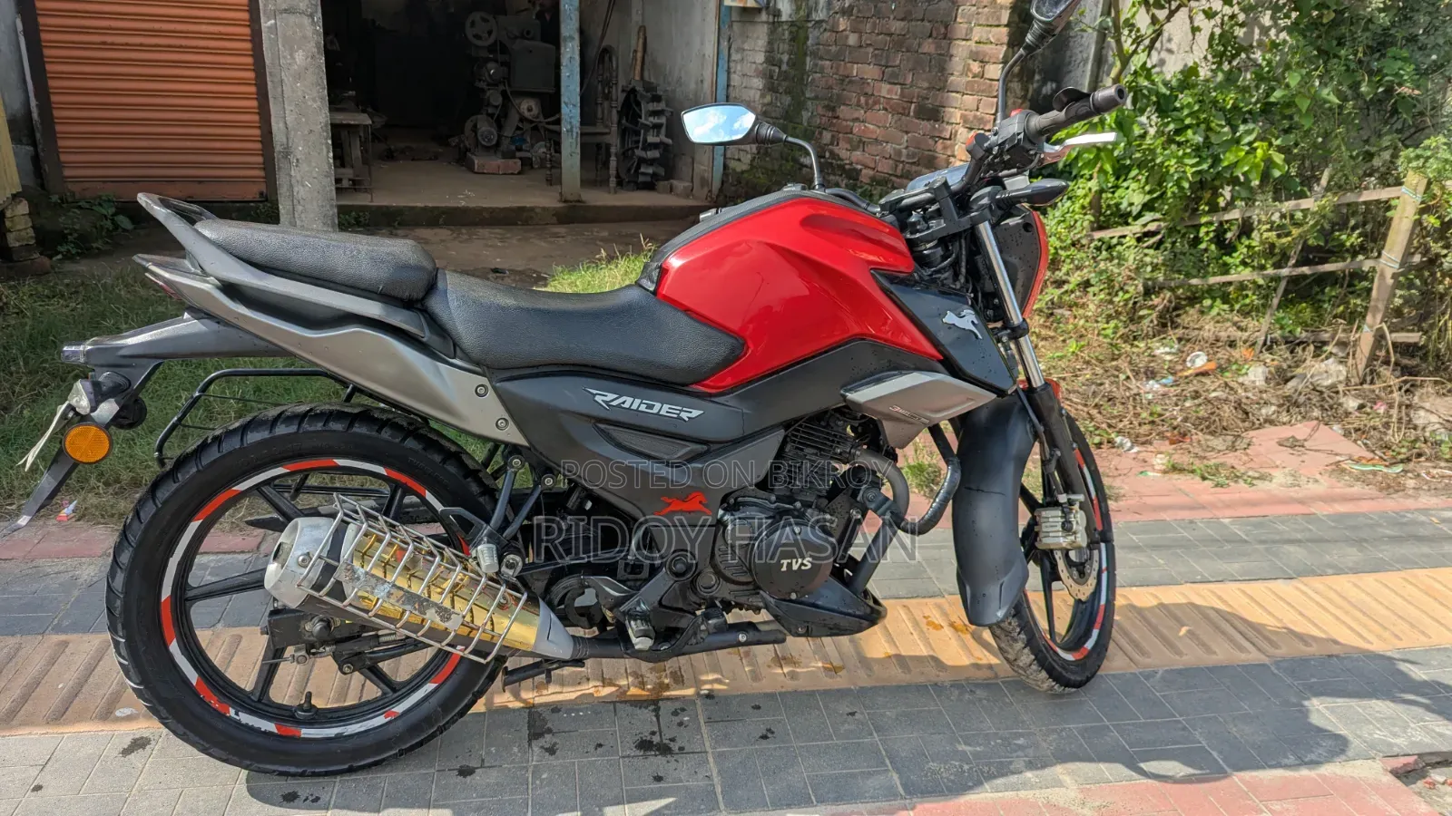 TVS Raider 125 2023 Red