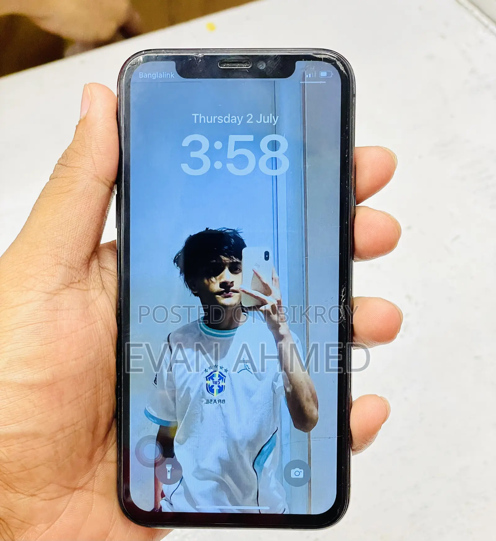 Apple iPhone X ৬৪ জিবি কালো