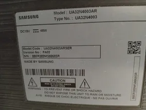 Samsung 32 Inch HD LED TV (Model: UA32N4003AR) - Full Fresh Condition