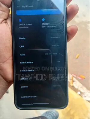 Tecno Spark 40 128 GB Black