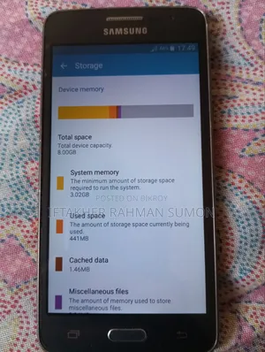 Samsung Galaxy Grand Prime 8 GB Gold