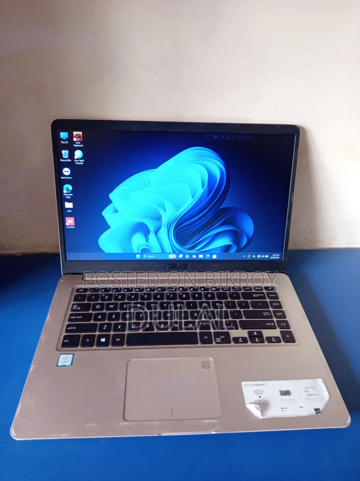 Laptop Asus VivoBook S15 S510UA 8GB Intel Core I5 HDD+SSD 256GB