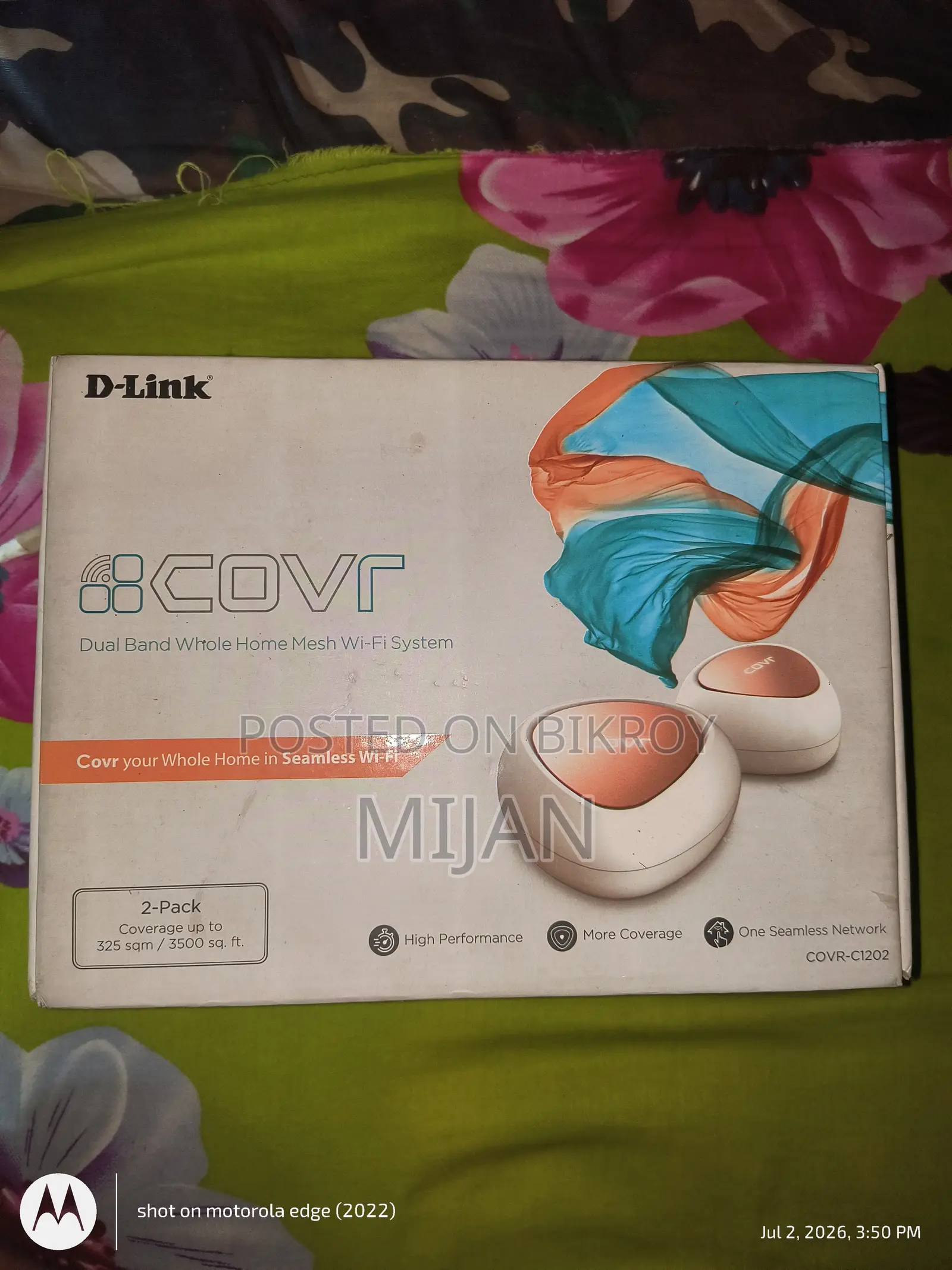 D-Link Covr-C1202 Ac1200 Dual-Band Mesh Router