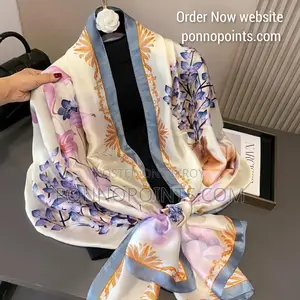 Premium Luxury Satin Silk Scarf