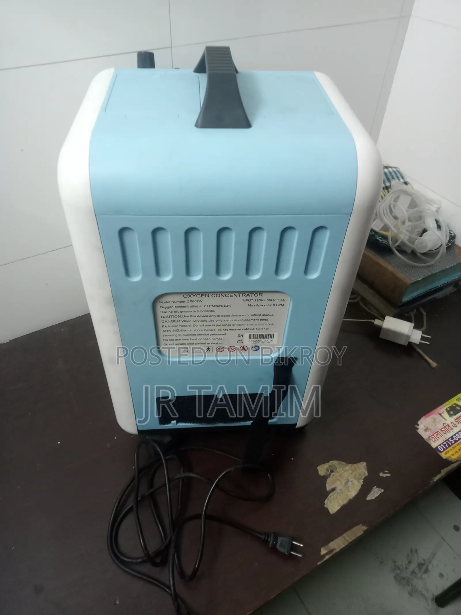 Carewell Cp602w 5L Oxygen Machine Full Set
