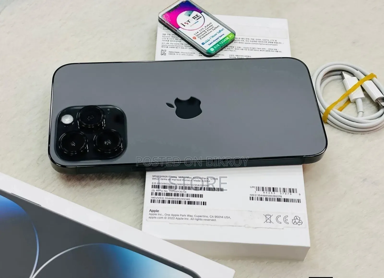 Apple iPhone 14 Pro 128 GB Black