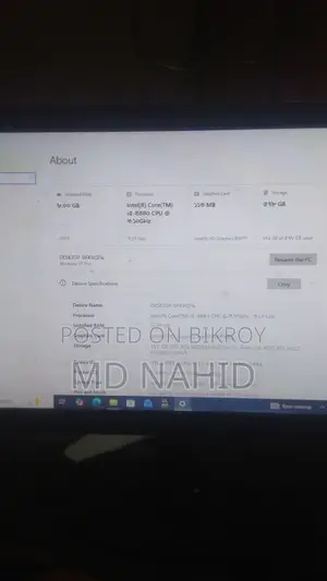 Desktop Computer Gigabyte 8GB Intel Core i5 SSD 500GB