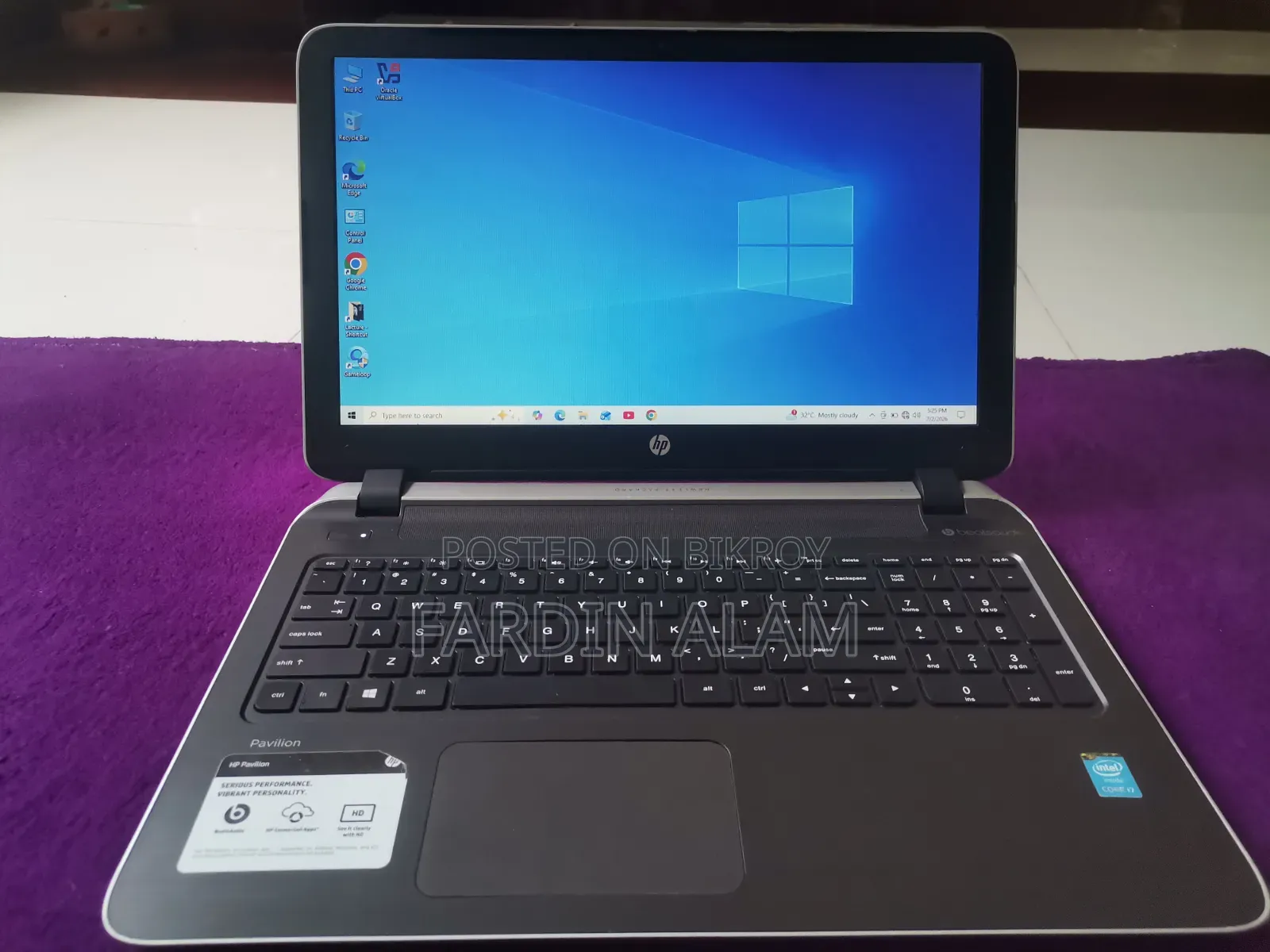 Laptop HP Pavilion 15 6GB Intel Core I7 SSD 128GB