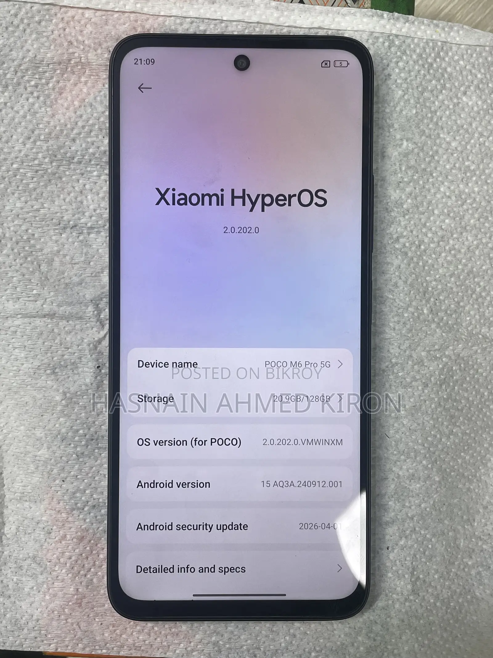 Xiaomi Poco M6 Pro 128 GB Black