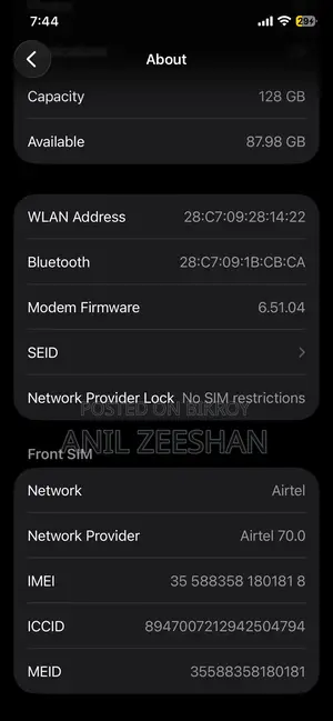 Apple iPhone 12 Pro 128 GB Blue