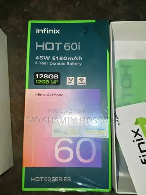 Infinix Hot 60i 128 GB White