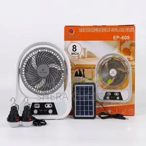 Easy Power Ep-608 Rechargeable Solar Fan