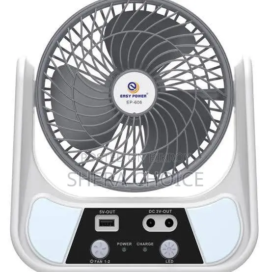 Easy Power Ep-608 Rechargeable Solar Fan