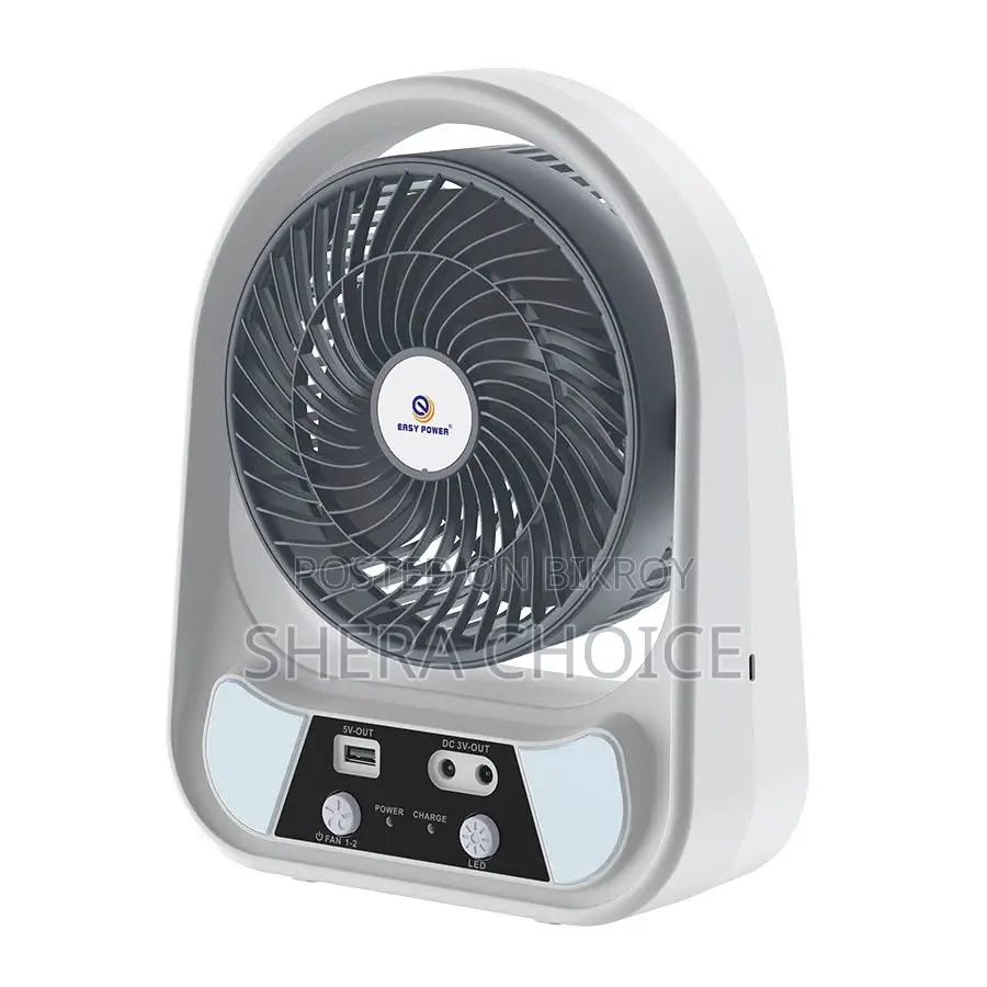 Ep-606 Rechargeable Solar Fan!