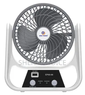 Ep-606 Rechargeable Solar Fan!
