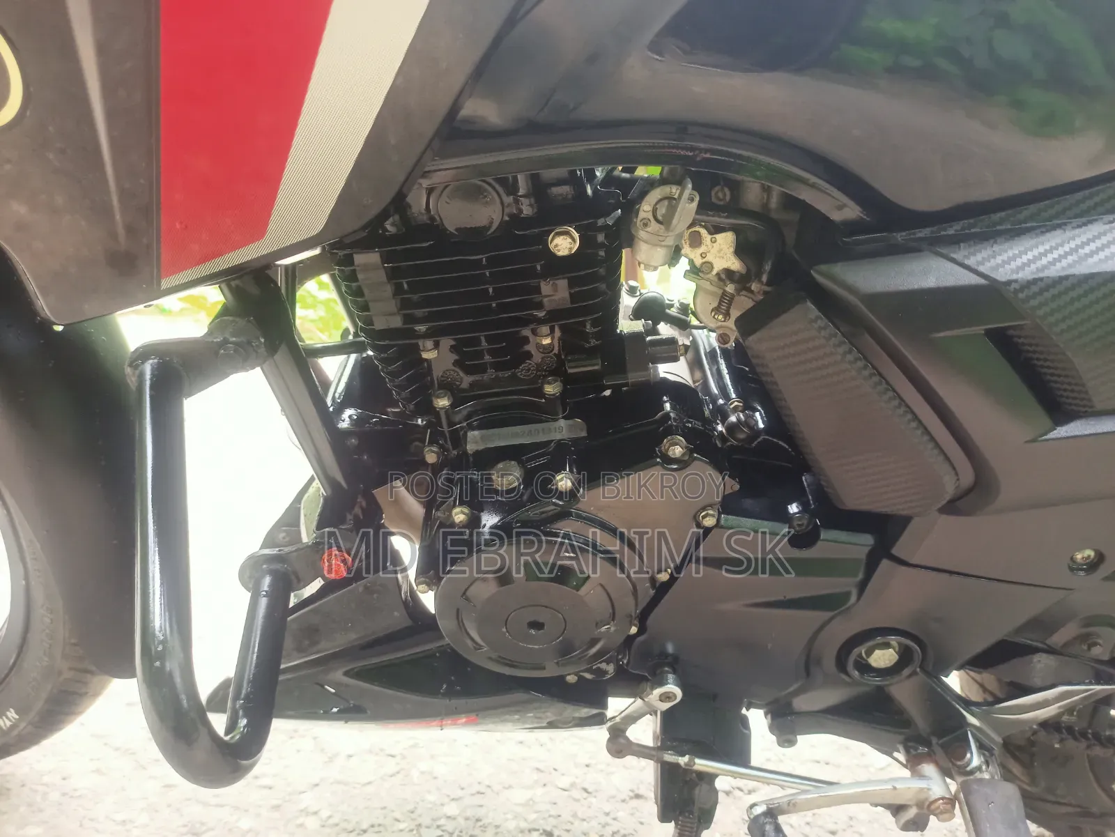 TVS Apache RTR 160 2V 2021 Black