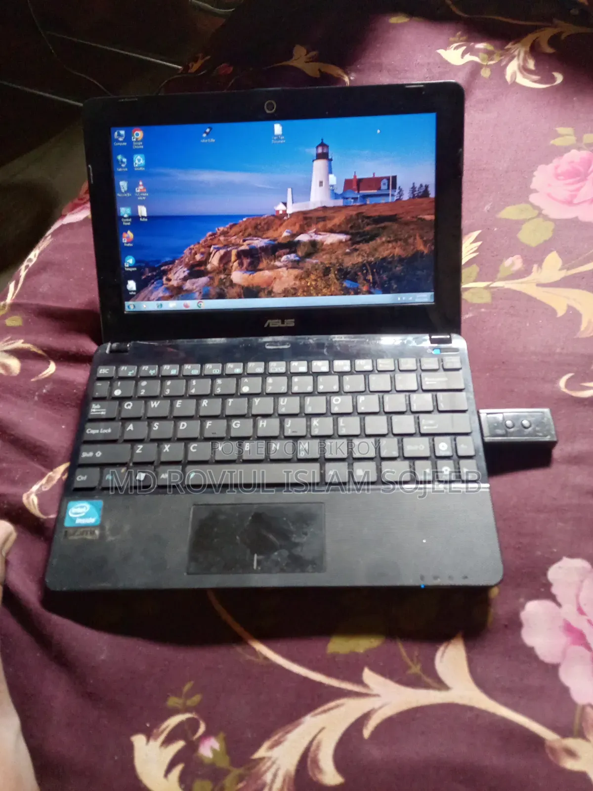Laptop Asus 2GB Intel Core 2 Quad SSD 128GB