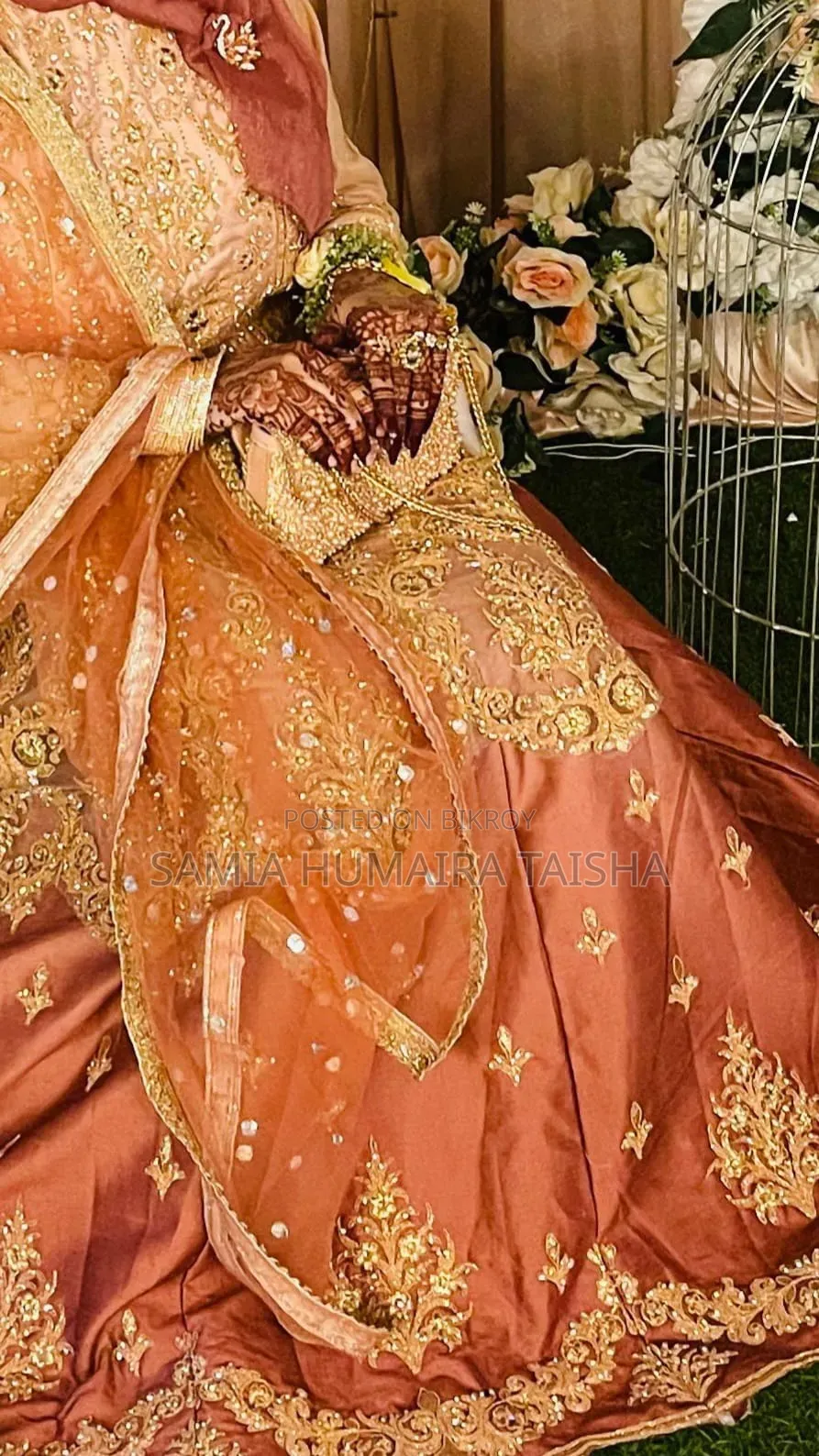 Sell Post 📢 Engagement Bridal Lehenga 💫 One Time Use
