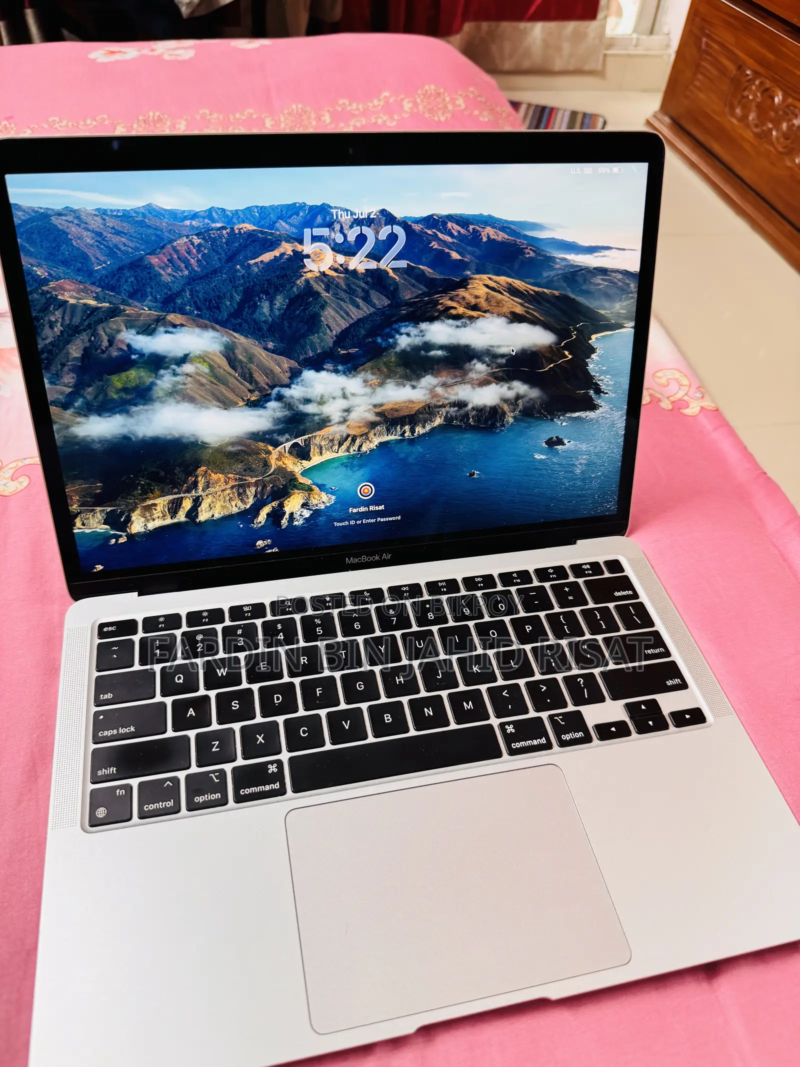 Laptop Apple MacBook Air 2020 M1 8GB Apple M1 SSD 256GB