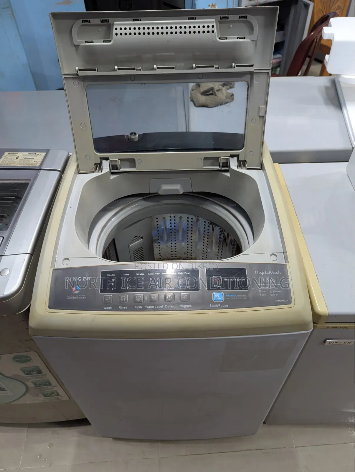 Singer Toploading Washing Machine 8.5 Kg.