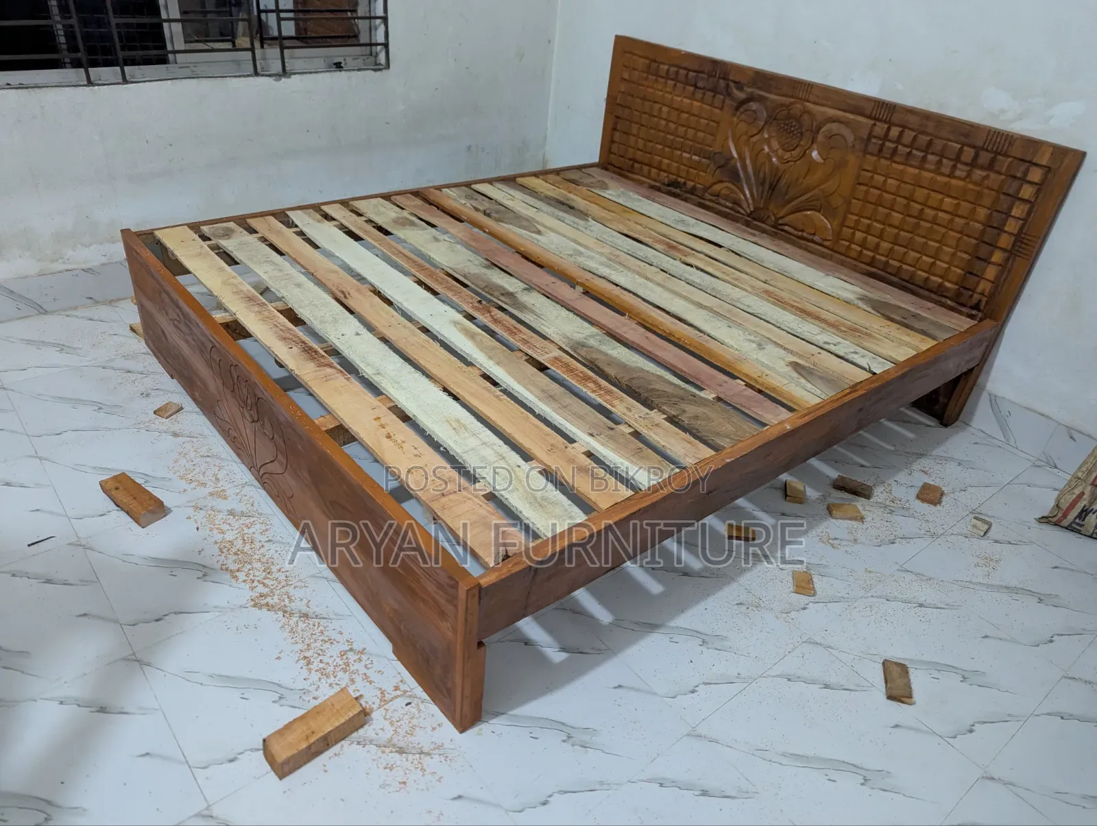 Brand New Wooden Bed at Wholesale Price with Free Delivery - Fixed Price