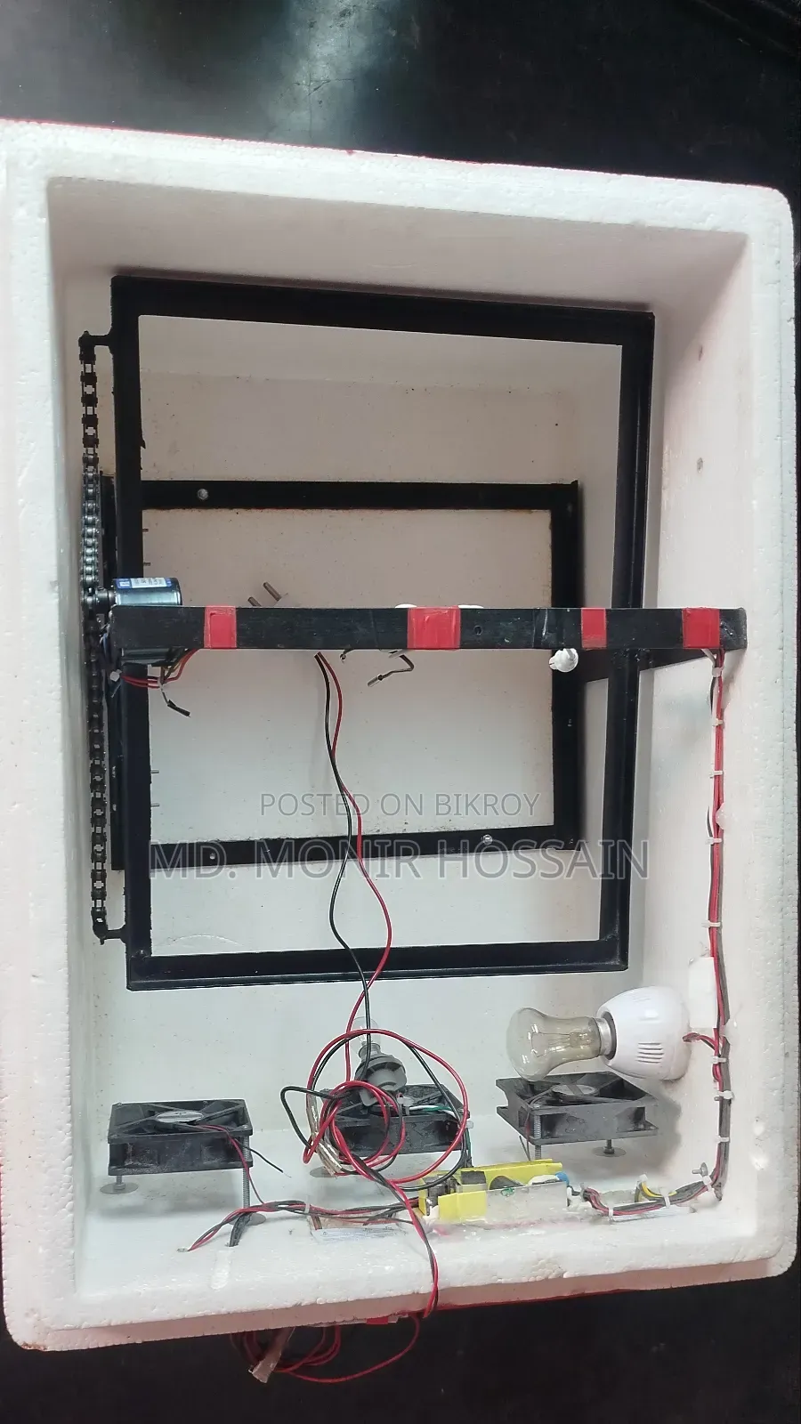 Ac/Dc Full Automatic Incubator for 80 Eggs