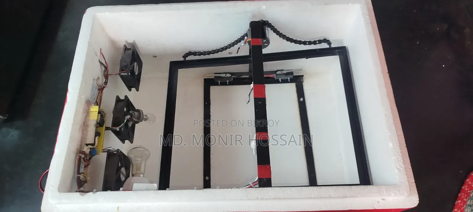 Ac/Dc Full Automatic Incubator for 80 Eggs