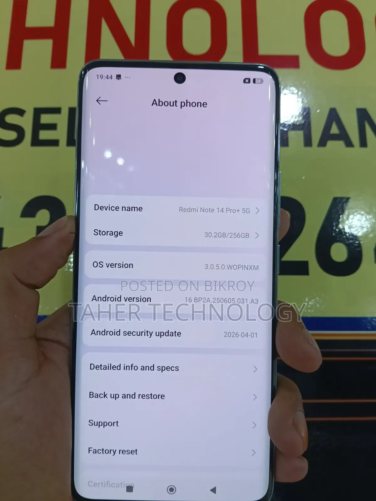 Xiaomi Redmi Note 14 Pro+ 256 GB Green