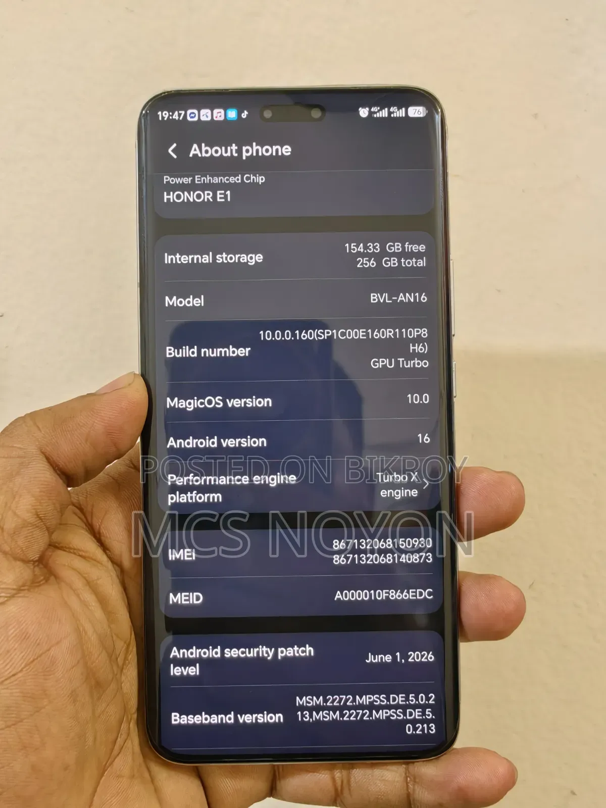 Honor Magic6 Pro 256 GB White
