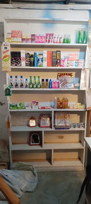 Rack and cash counter for sale with all accessories