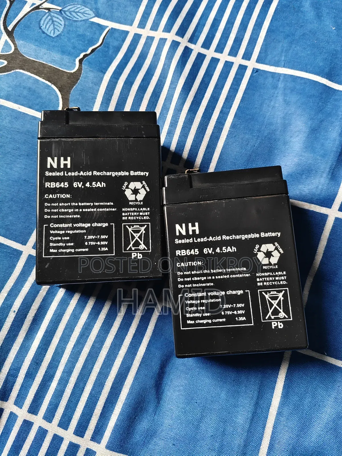 Battery 6v 4.5 A