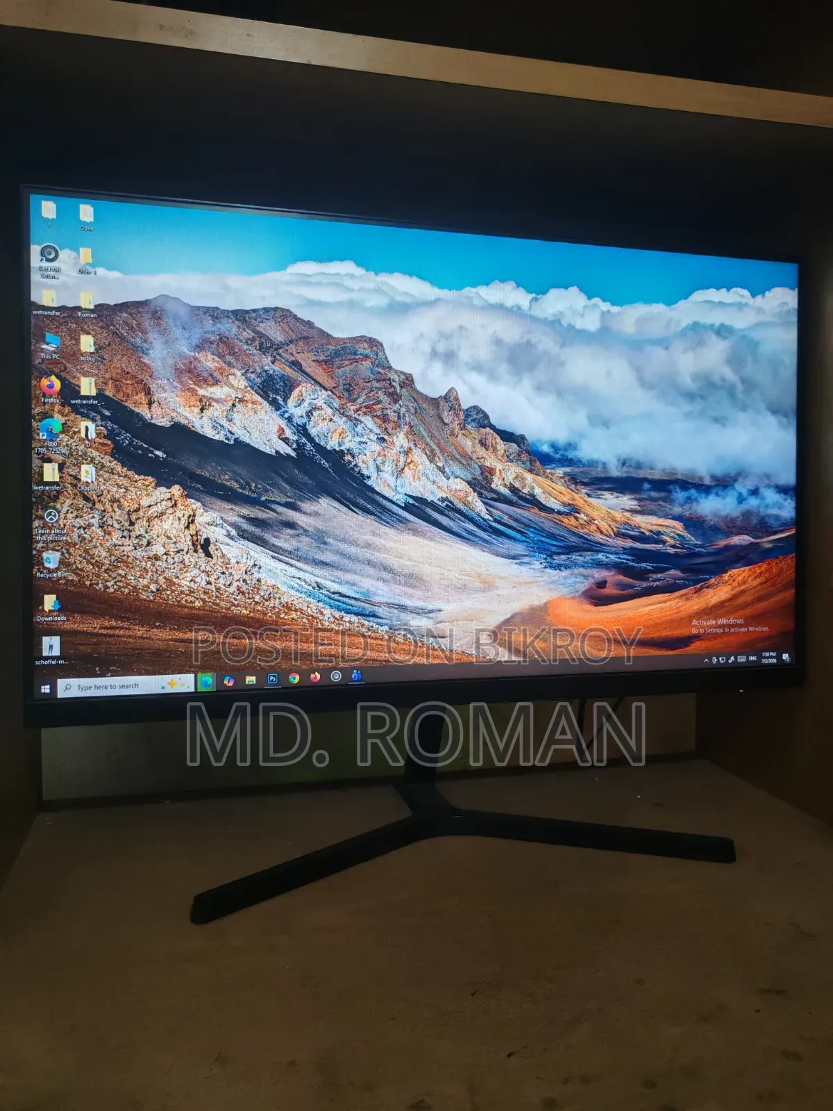 Desktop Computer 8GB Intel Core I5 SSD 256GB
