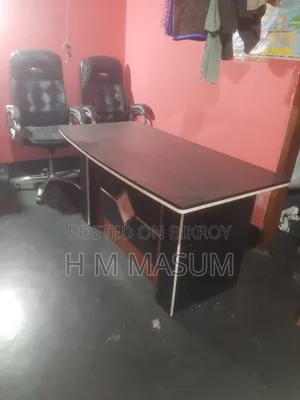 2 Office Chair And 1 Table
