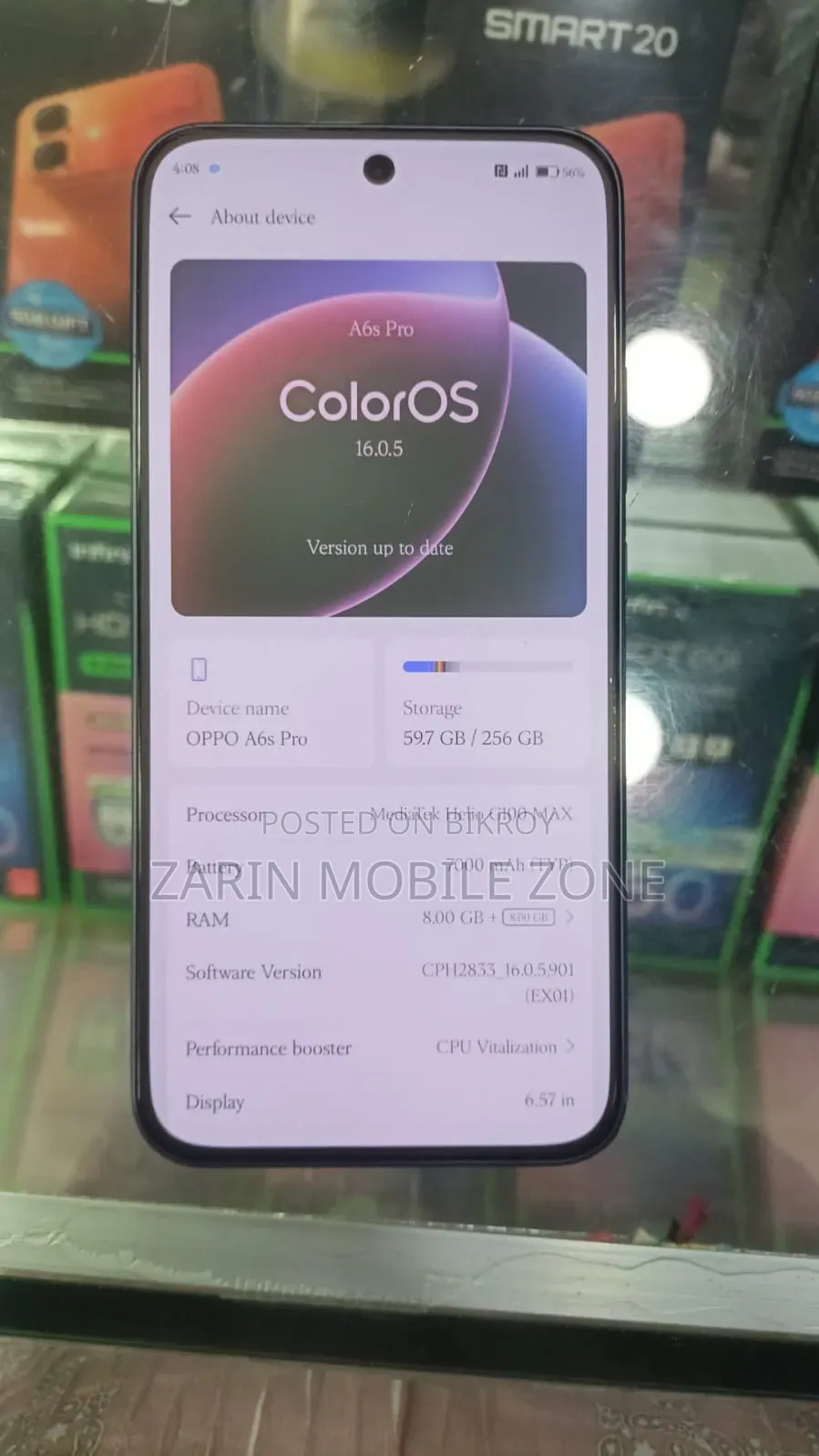 Oppo A6s Pro 256 GB Blue