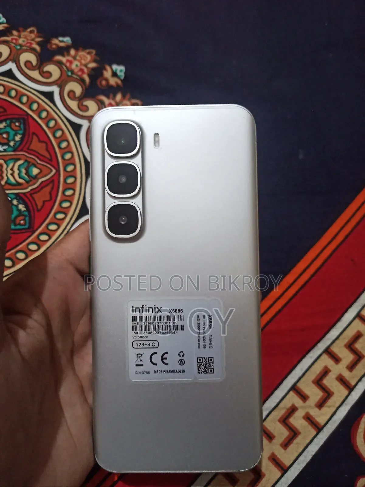 Infinix Hot 60 Pro+ 128 GB Silver