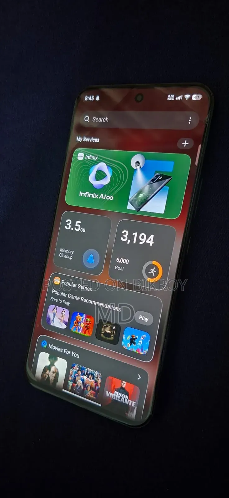 New Infinix GT 30 5G 128 GB Blue