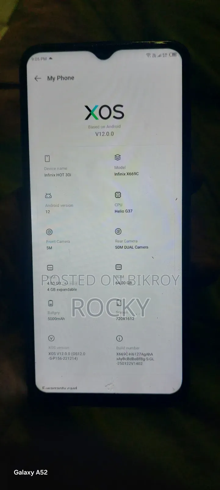 Infinix Hot 40i 128 GB