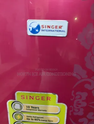 Singer Red Color Frost Fridge 201 Ltr.