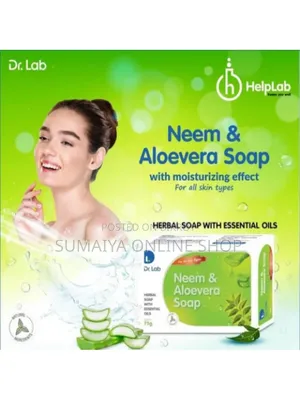Dr Labs Neem Aloevera Soap (75g) Dr Labs Neem & Aloevera Soap