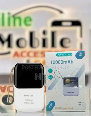 গুড কুল ডি৩০১ ১০০০০এমএএইচ পাওয়ার ব্যাংক 🔋⚡