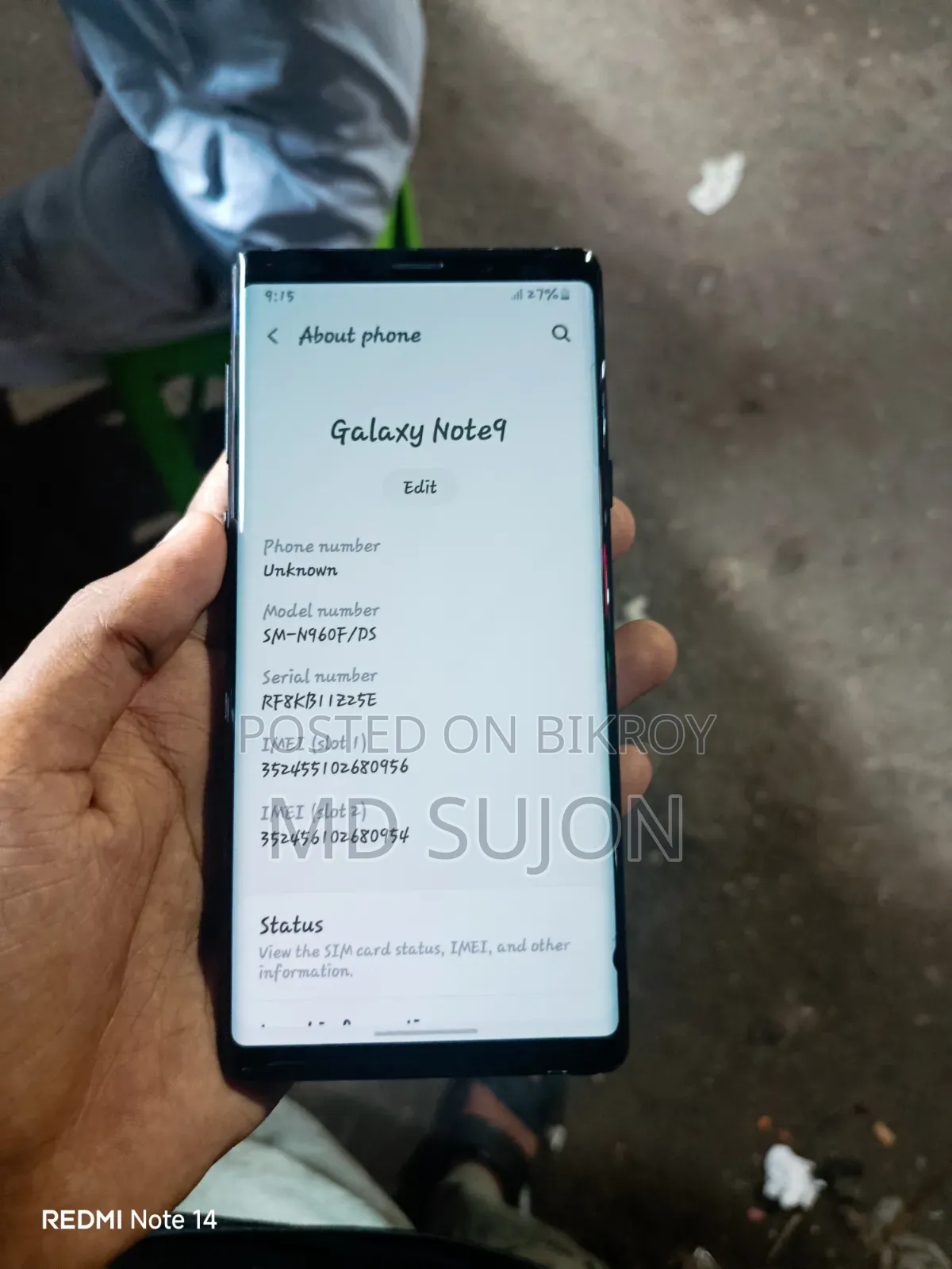 Samsung Galaxy Note 9 128 GB Black
