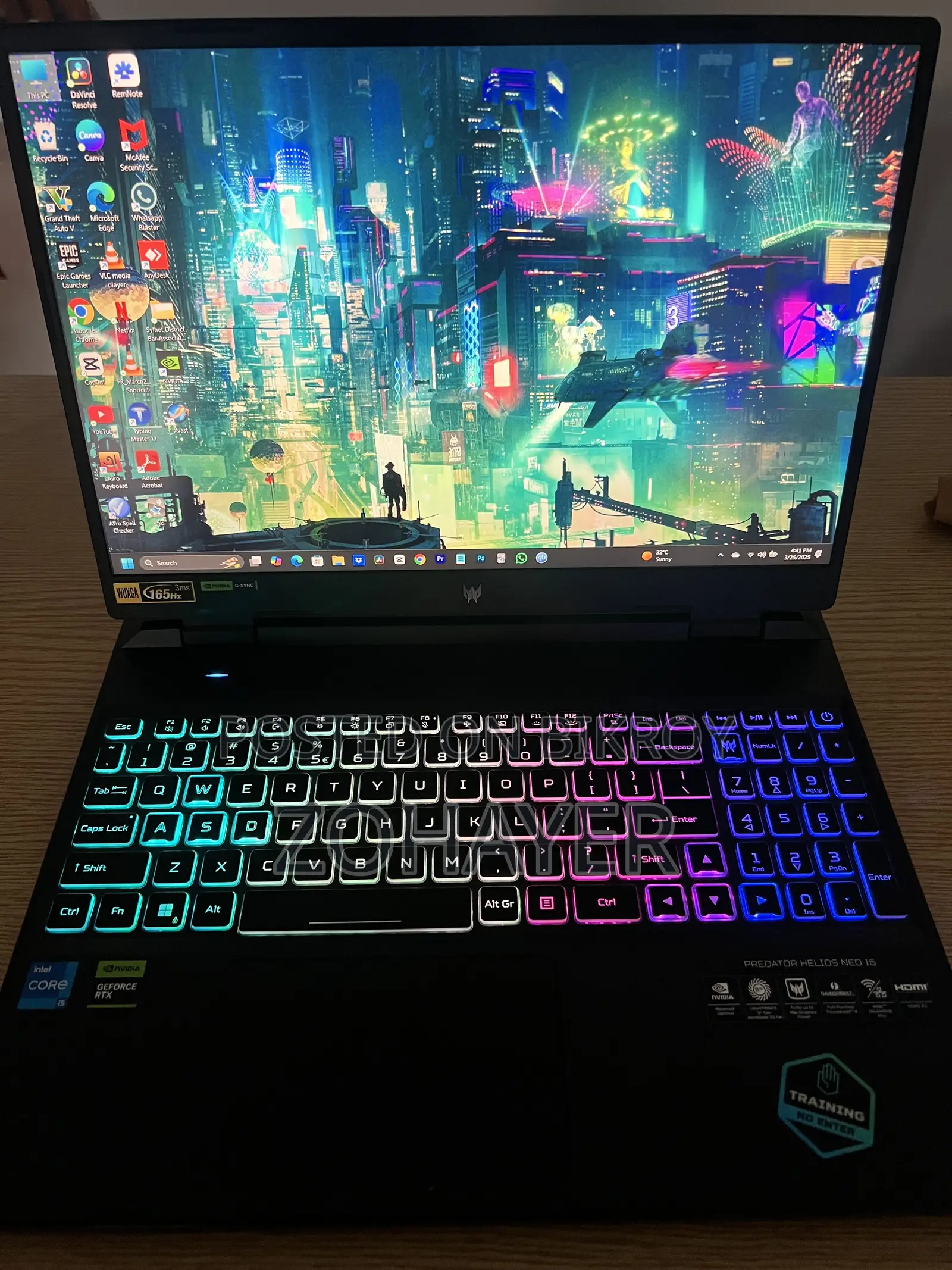 Laptop Acer Predator Helios Neo 16 16GB Intel Core I5 SSD 512GB